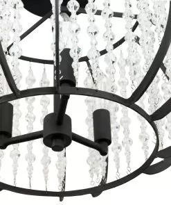 Caesar 367S03CB 3-Light Semi-Flush - Carbon 8 Caesar 367S03CB 3-Light Semi-Flush - Carbon -Lighting Decoration Store 367S03CB Detail 1