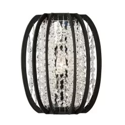 Caesar 367W01CB 1-Light Wall Sconce - Carbon