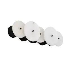 Cosmos 370B02MB 2-Light Vanity Light - Matte Black -Lighting Decoration Store 370B02MB 4