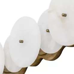 Cosmos 370B03HG 3-Light Vanity Light - Havana Gold 12 Cosmos 370B03HG 3-Light Vanity Light - Havana Gold -Lighting Decoration Store 370B03HG Detail 2