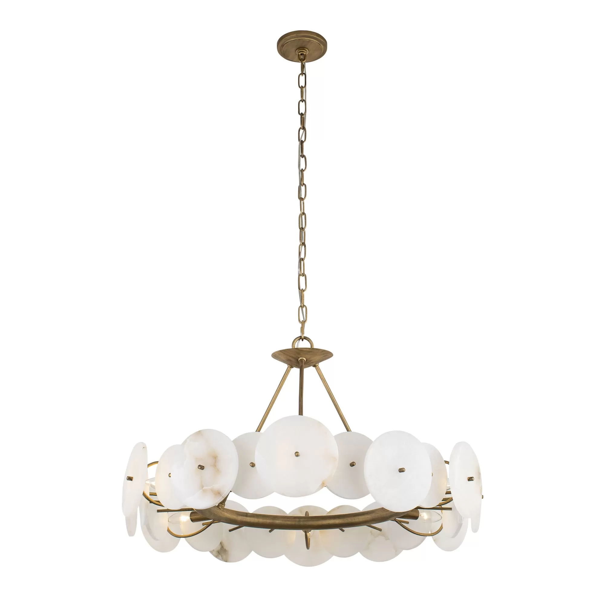 Cosmos 370C06HG 6-Light Chandelier - Havana Gold 2 Cosmos 370C06HG 6-Light Chandelier - Havana Gold - Image 2
