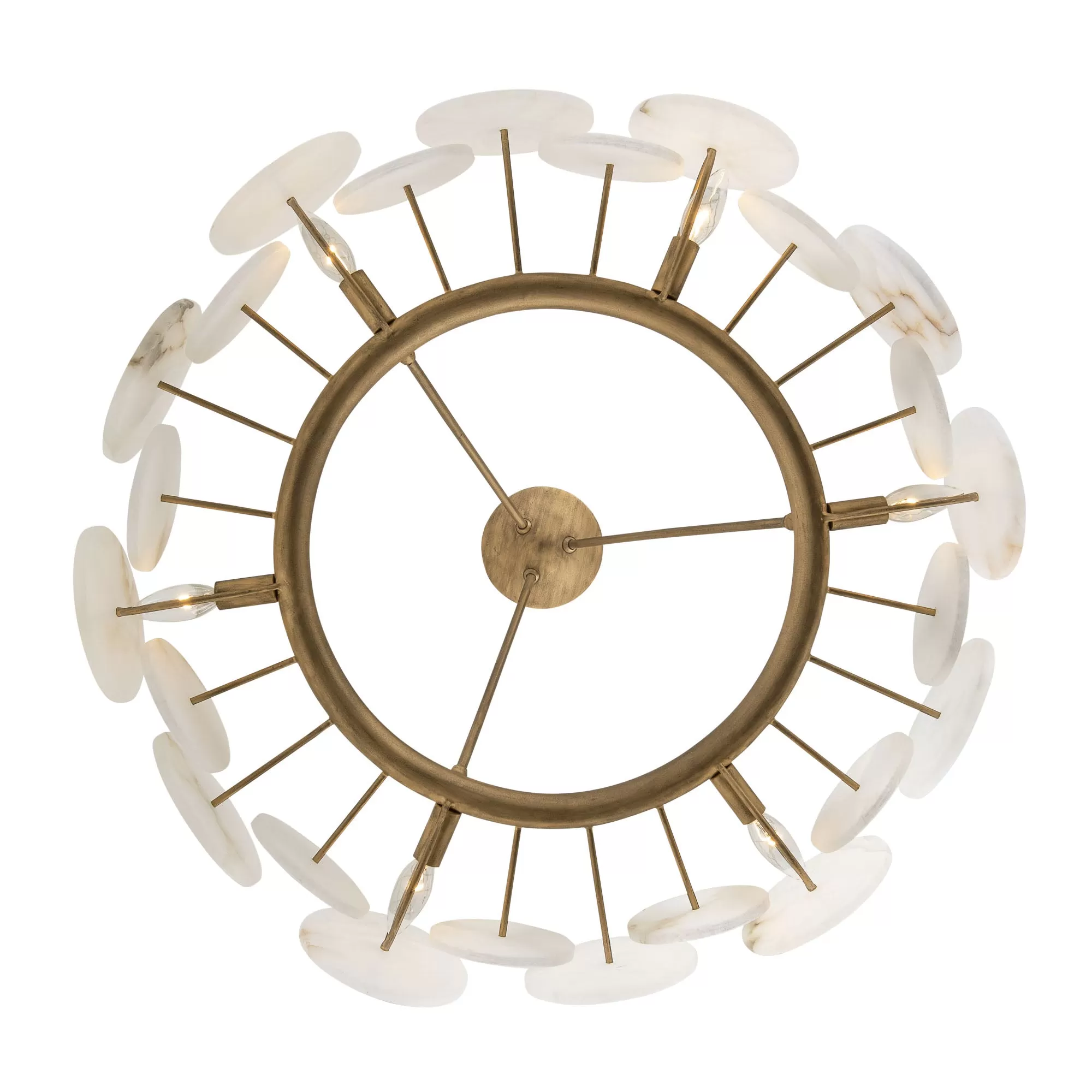 Cosmos 370C06HG 6-Light Chandelier - Havana Gold 3 Cosmos 370C06HG 6-Light Chandelier - Havana Gold - Image 3