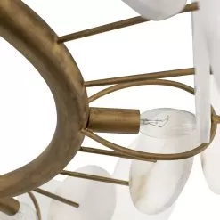 Cosmos 370C06HG 6-Light Chandelier - Havana Gold 9 Cosmos 370C06HG 6-Light Chandelier - Havana Gold -Lighting Decoration Store 370C06HG Detail 3