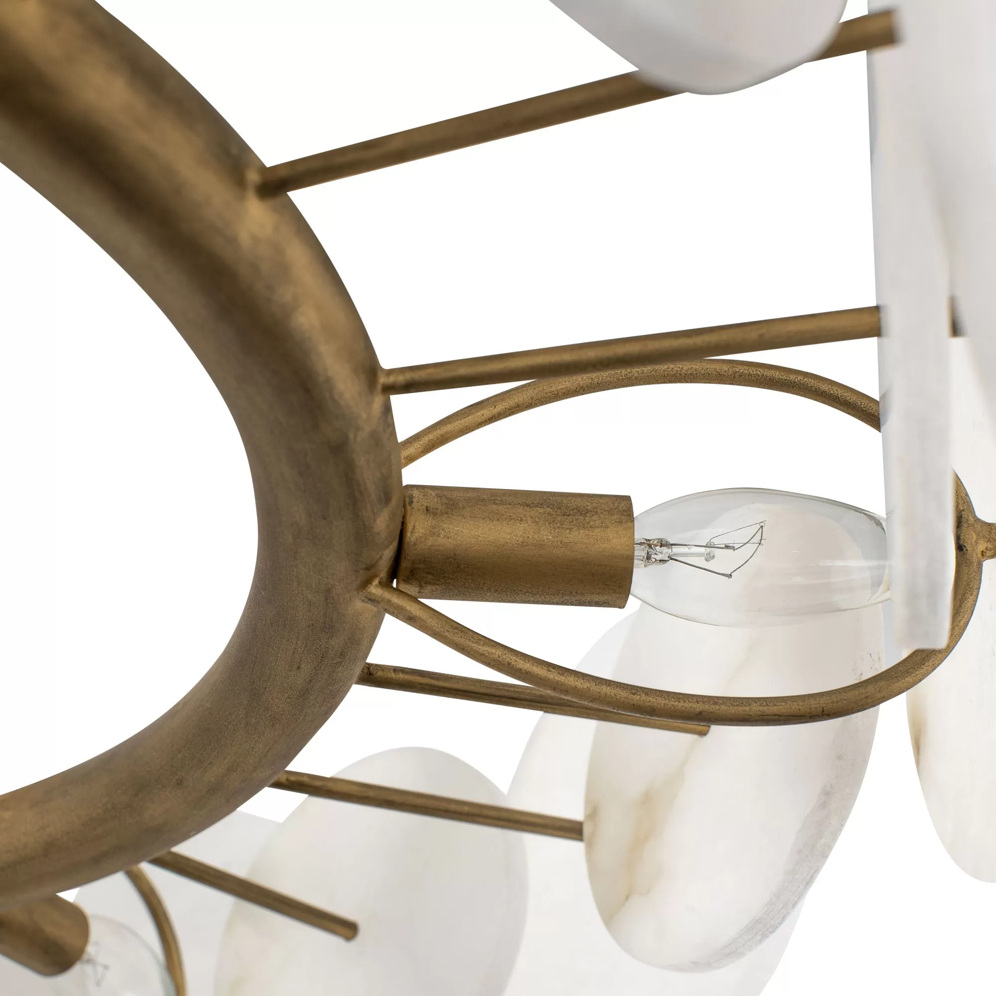 Cosmos 370C06HG 6-Light Chandelier - Havana Gold 4 Cosmos 370C06HG 6-Light Chandelier - Havana Gold - Image 4