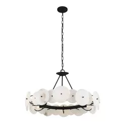 Cosmos 370C06MB 6-Light Chandelier - Matte Black 9 Cosmos 370C06MB 6-Light Chandelier - Matte Black -Lighting Decoration Store 370C06MB 1