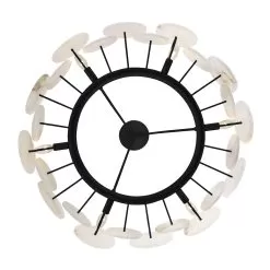 Cosmos 370C06MB 6-Light Chandelier - Matte Black 10 Cosmos 370C06MB 6-Light Chandelier - Matte Black -Lighting Decoration Store 370C06MB 2