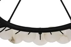 Cosmos 370C06MB 6-Light Chandelier - Matte Black 11 Cosmos 370C06MB 6-Light Chandelier - Matte Black -Lighting Decoration Store 370C06MB Detail 2