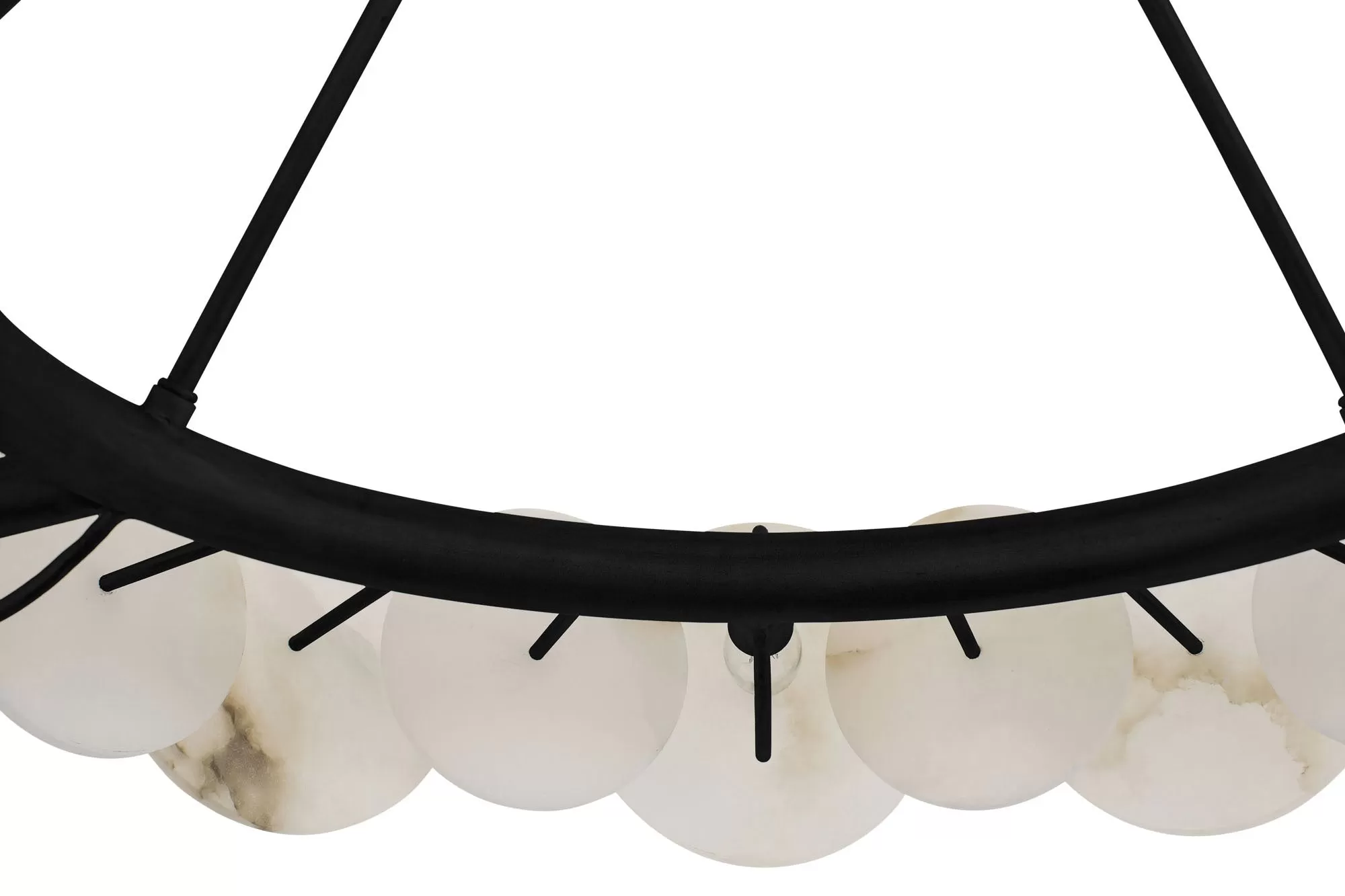 Cosmos 370C06MB 6-Light Chandelier - Matte Black 5 Cosmos 370C06MB 6-Light Chandelier - Matte Black - Image 5