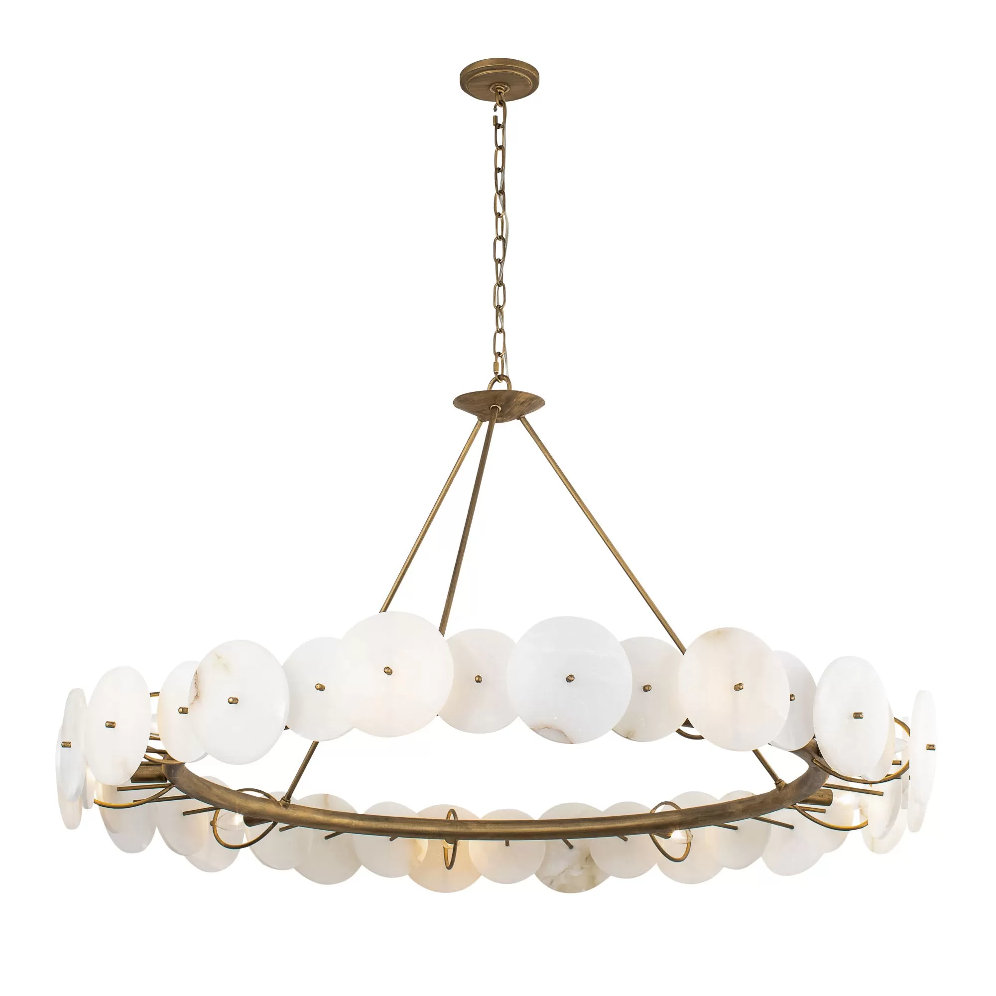 Cosmos 370C09HG 9-Light Chandelier - Havana Gold 2 Cosmos 370C09HG 9-Light Chandelier - Havana Gold - Image 2