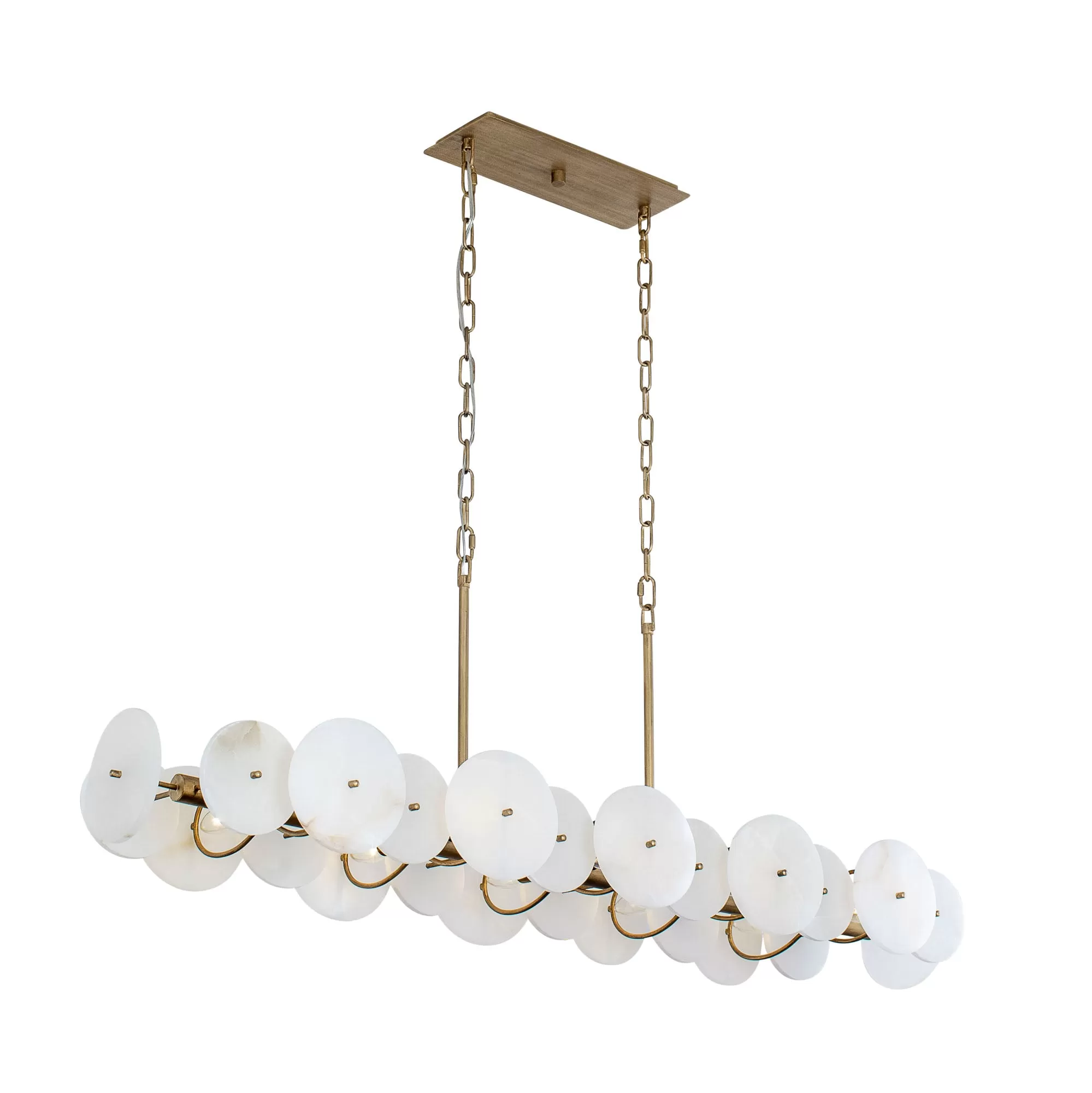 Cosmos 370N10HG 10-Light Linear Pendant Light - Havana Gold 1 Cosmos 370N10HG 10-Light Linear Pendant Light - Havana Gold