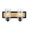 Hammer Time 371B02CBFG 2-Light Vanity Light - Carbon/French Gold