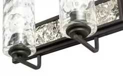 Hammer Time 371B02CBPS 2-Light Vanity Light - Carbon/Polished Stainless -Lighting Decoration Store 371B02CBPS Detail 2