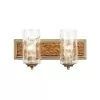 Hammer Time 371B02HGC 2-Light Vanity Light - Havana Gold/Cinnamon