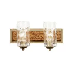 Hammer Time 371B02HGC 2-Light Vanity Light - Havana Gold/Cinnamon