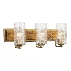 Hammer Time 371B03HGC 3-Light Vanity Light - Havana Gold/Cinnamon -Lighting Decoration Store 371B03HGC