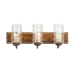 Hammer Time 371B03HGC 3-Light Vanity Light - Havana Gold/Cinnamon -Lighting Decoration Store 371B03HGC 3
