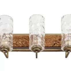 Hammer Time 371B03HGC 3-Light Vanity Light - Havana Gold/Cinnamon -Lighting Decoration Store 371B03HGC Detail 1