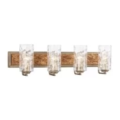Hammer Time 371B04HGC 4-Light Vanity Light - Havana Gold/Cinnamon -Lighting Decoration Store 371B04HGC