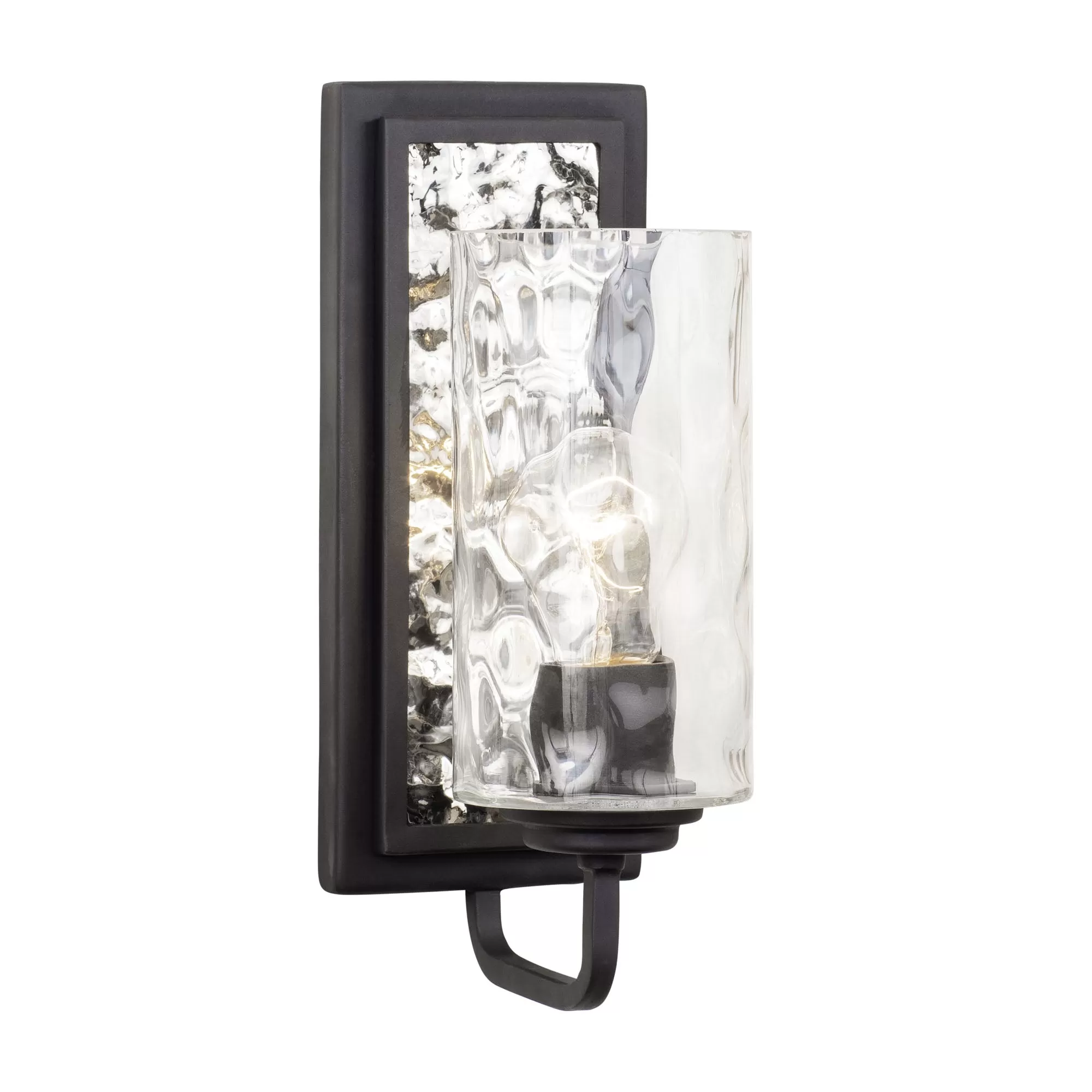 Hammer Time 371W01CBPS 1-Light Wall Sconce - Carbon/Polished Stainless 4 Hammer Time 371W01CBPS 1-Light Wall Sconce - Carbon/Polished Stainless - Image 4