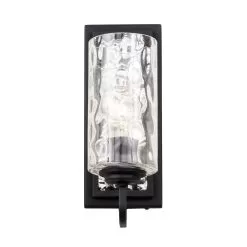 Hammer Time 371W01CBPS 1-Light Wall Sconce - Carbon/Polished Stainless 6 Hammer Time 371W01CBPS 1-Light Wall Sconce - Carbon/Polished Stainless -Lighting Decoration Store 371W01CBPS 3