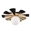Daphne 372S01LMBFG 1-Light Ceiling Light - Matte Black/French Gold