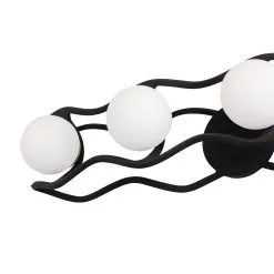 Black Betty 374B04CBFG 4-Light Vanity Light - Carbon/French Gold -Lighting Decoration Store 374B04CBFG Detail 1