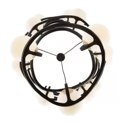 Black Betty 374C18CBFG 18-Light Chandelier - Carbon/French Gold -Lighting Decoration Store 374C18CBFG 4