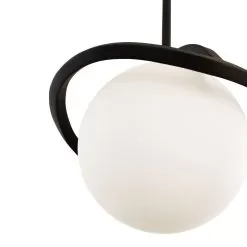 Black Betty 374M01CBFG 1-Light Mini Pendant Light - Carbon/French Gold -Lighting Decoration Store 374M01CBFG Detail 1