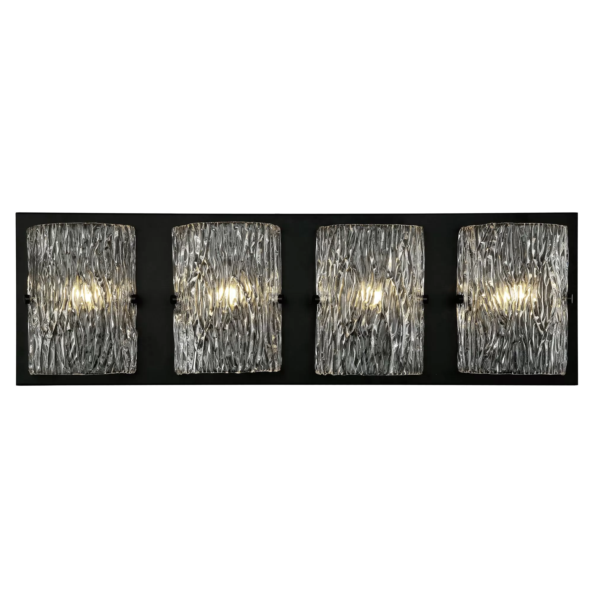 Morgan 376B04BL 4-Light Vanity Light - Black 2 Morgan 376B04BL 4-Light Vanity Light - Black - Image 2