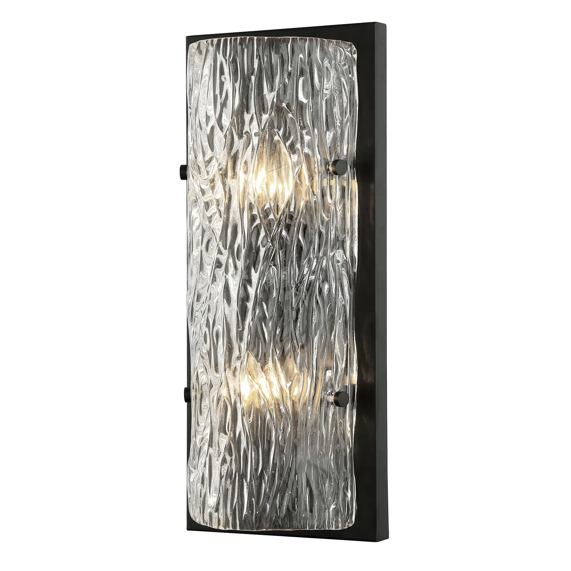Morgan 376W02BL 2-Light Wall Sconce - Black 2 Morgan 376W02BL 2-Light Wall Sconce - Black - Image 2