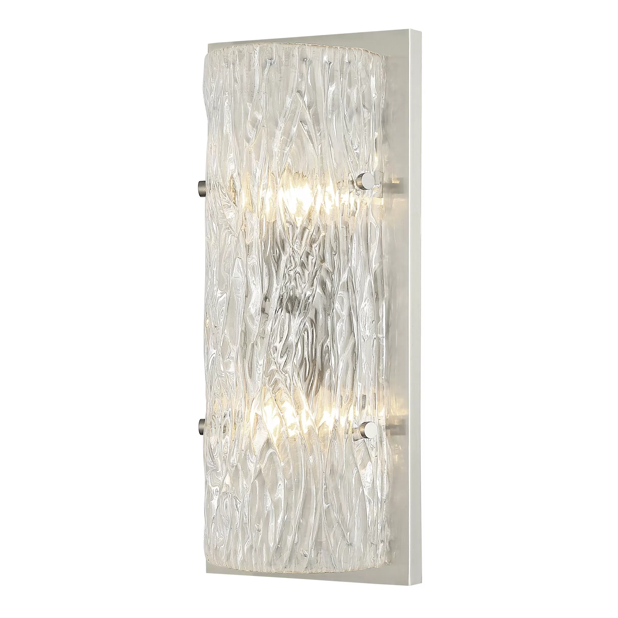 Morgan 376W02BN 2-Light Wall Sconce - Brushed Nickel 2 Morgan 376W02BN 2-Light Wall Sconce - Brushed Nickel - Image 2