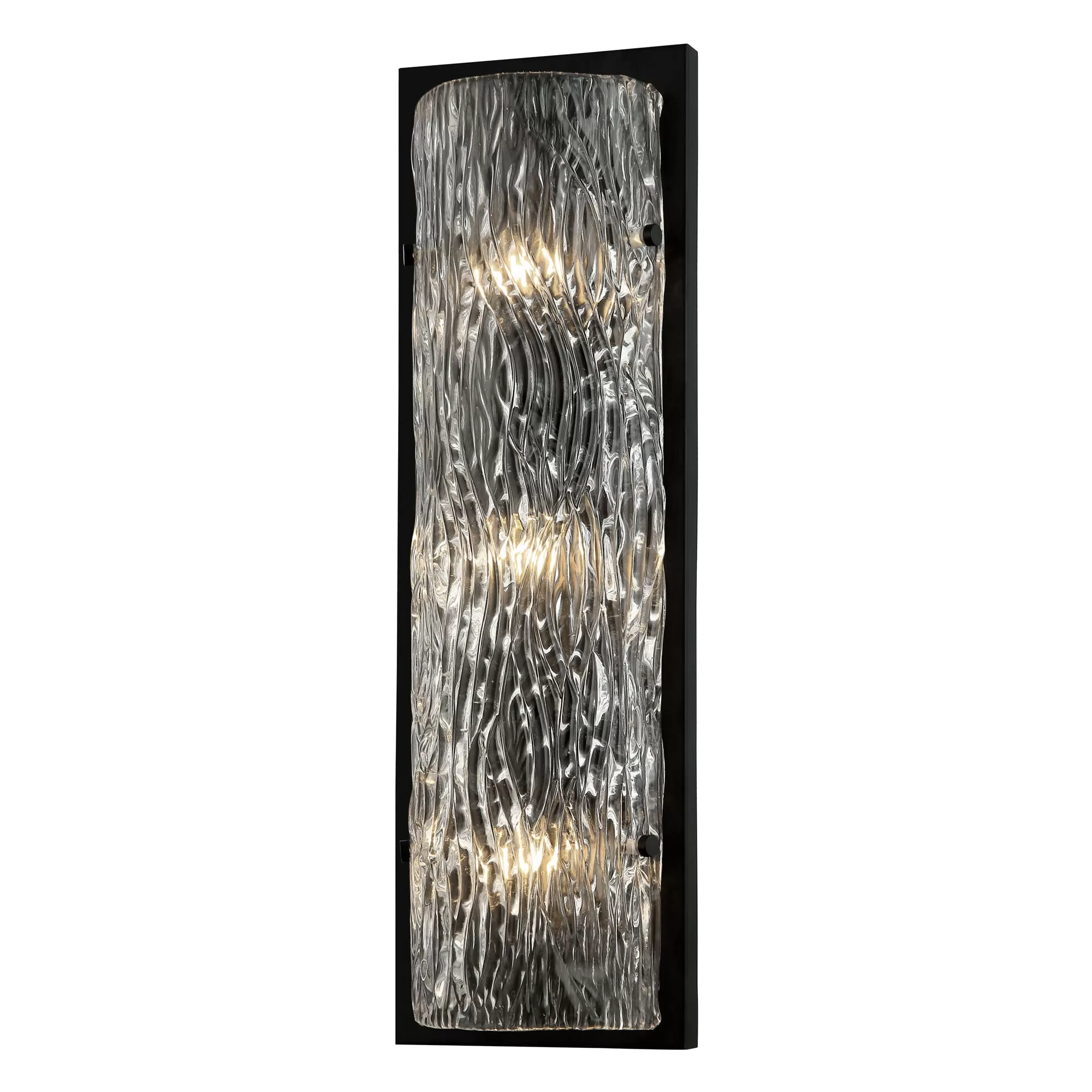 Morgan 376W03BL 3-Light Wall Sconce - Black 2 Morgan 376W03BL 3-Light Wall Sconce - Black - Image 2