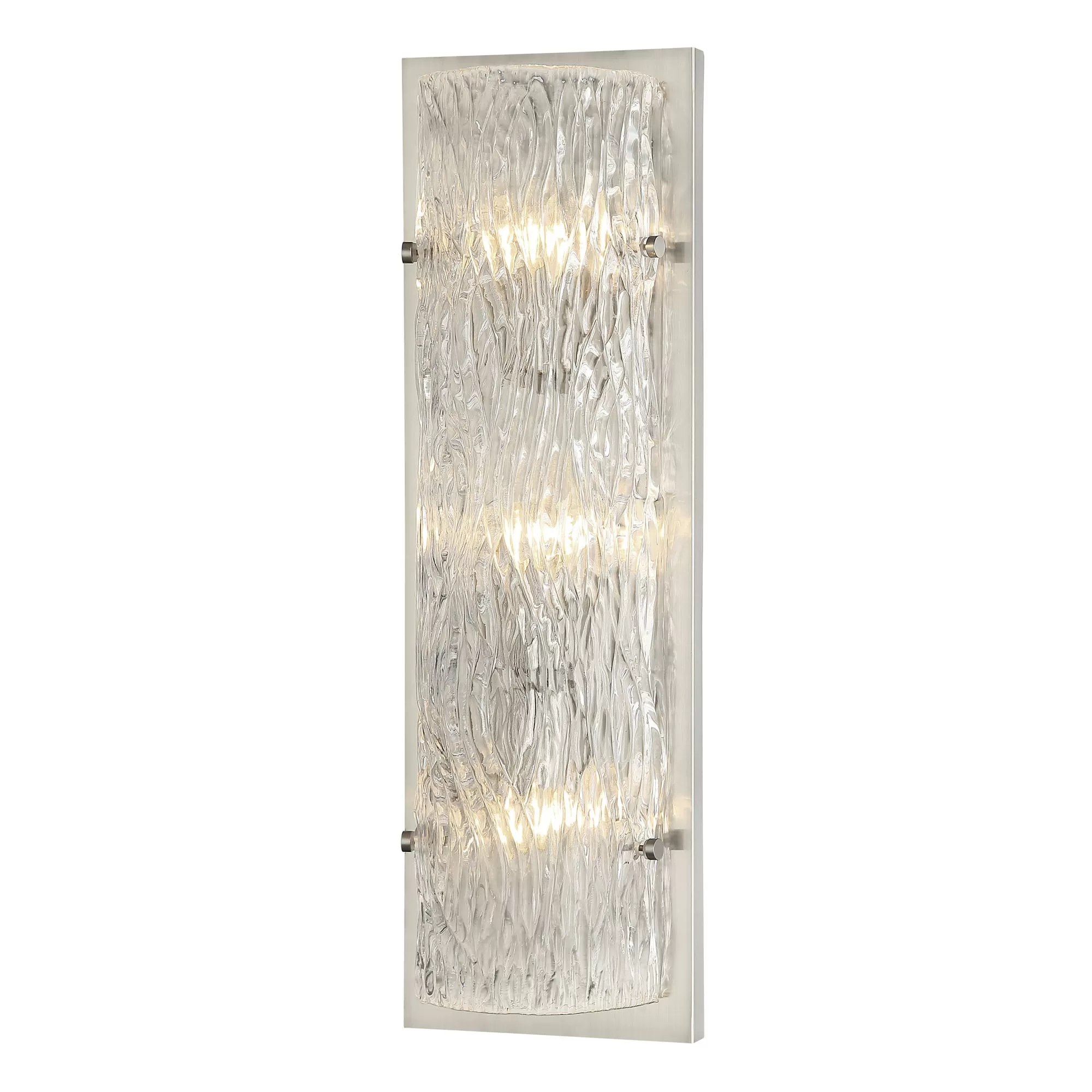 Morgan 376W03BN 3-Light Wall Sconce - Brushed Nickel 2 Morgan 376W03BN 3-Light Wall Sconce - Brushed Nickel - Image 2