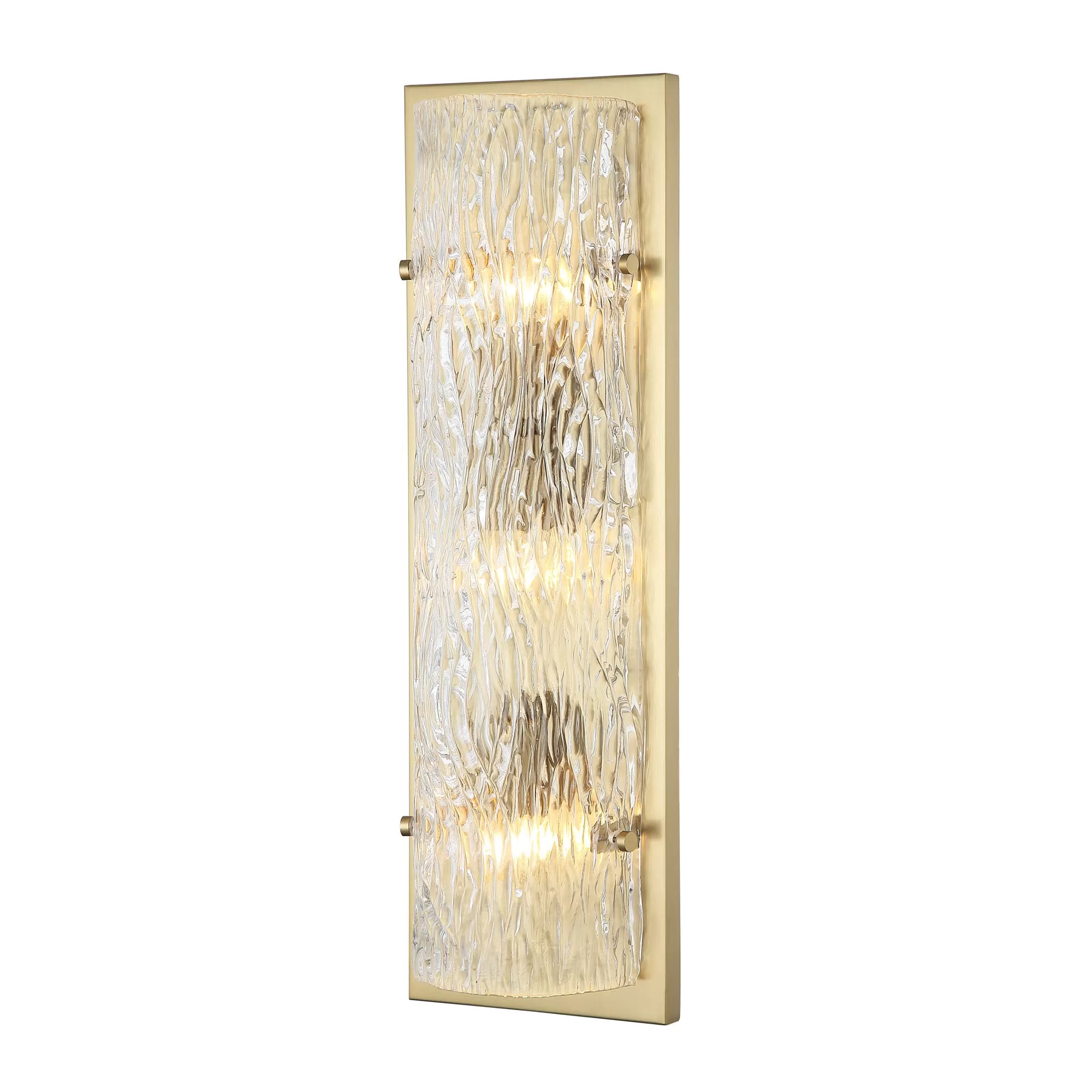 Morgan 376W03SB 3-Light Wall Sconce - Satin Brass 2 Morgan 376W03SB 3-Light Wall Sconce - Satin Brass - Image 2