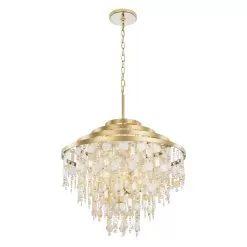 Kalani 377C10FG 10-Light Chandelier - French Gold