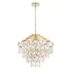 Kalani 377C10FG 10-Light Chandelier - French Gold -Lighting Decoration Store 377C10FG 3
