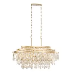 Kalani 377N09FG 9-Light Kitchen Pendant Light - French Gold -Lighting Decoration Store 377N09FG 7