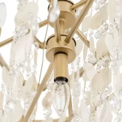 Kalani 377N09FG 9-Light Kitchen Pendant Light - French Gold -Lighting Decoration Store 377N09FG Detail 2