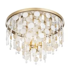 Kalani 377S04FG 4-Light Ceiling Light - French Gold -Lighting Decoration Store 377S04FG