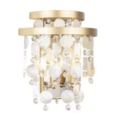 Kalani 377W02FG 2-Light Wall Sconce - French Gold