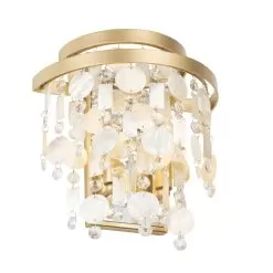 Kalani 377W02FG 2-Light Wall Sconce - French Gold -Lighting Decoration Store 377W02FG 2