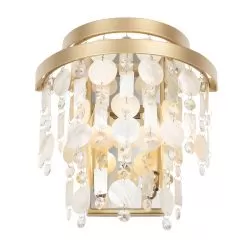 Kalani 377W02FG 2-Light Wall Sconce - French Gold -Lighting Decoration Store 377W02FG 3