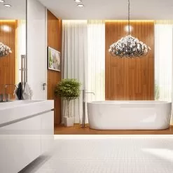 Wildflower 378C08MB 8-Light Chandelier - Matte Black -Lighting Decoration Store 378C08MB Application Square