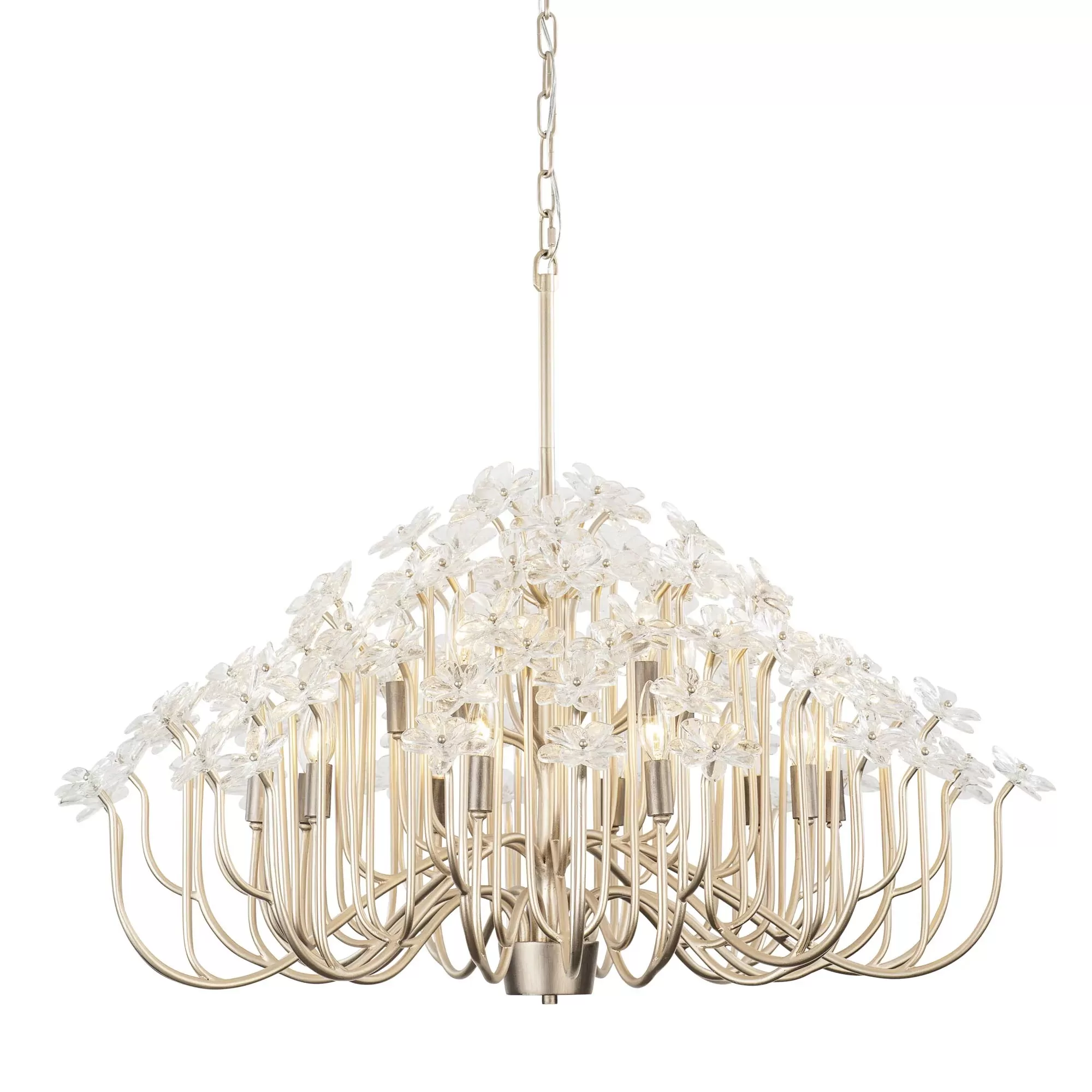 Wildflower 378C15GDAR 15-Light Chandelier - Gold Dust/Artifact 9 Wildflower 378C15GDAR 15-Light Chandelier - Gold Dust/Artifact - Image 9