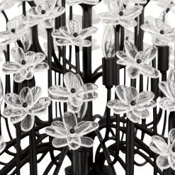 Wildflower 378C15MB 15-Light Chandelier - Matte Black -Lighting Decoration Store 378C15MB Detail 1