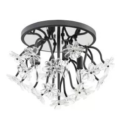 Wildflower 378S04MB 4-Light Ceiling Light - Matte Black -Lighting Decoration Store 378S04MB 3 v1