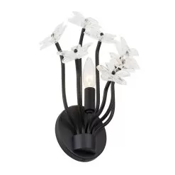 Wildflower 378W01MB 1-Light Wall Sconce - Matte Black -Lighting Decoration Store 378W01MB 2