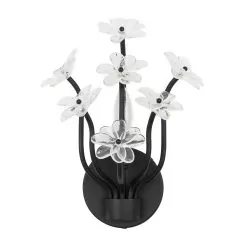 Wildflower 378W01MB 1-Light Wall Sconce - Matte Black -Lighting Decoration Store 378W01MB 4