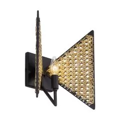 Machina 379W01MBS 1-Light Wall Sconce - Matte Black/Sulihiya -Lighting Decoration Store 379W01MBS 2