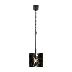 Estela 380N05MBFG 5-Light Kitchen Pendant Light - Matte Black/French Gold -Lighting Decoration Store 380N05MBFG 5